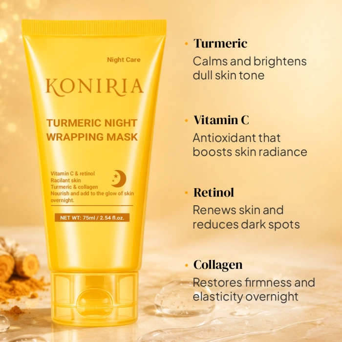 KONIRIA Brightening Turmeric Night Mask - 5