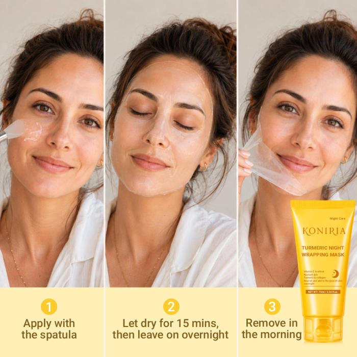KONIRIA Brightening Turmeric Night Mask - 7