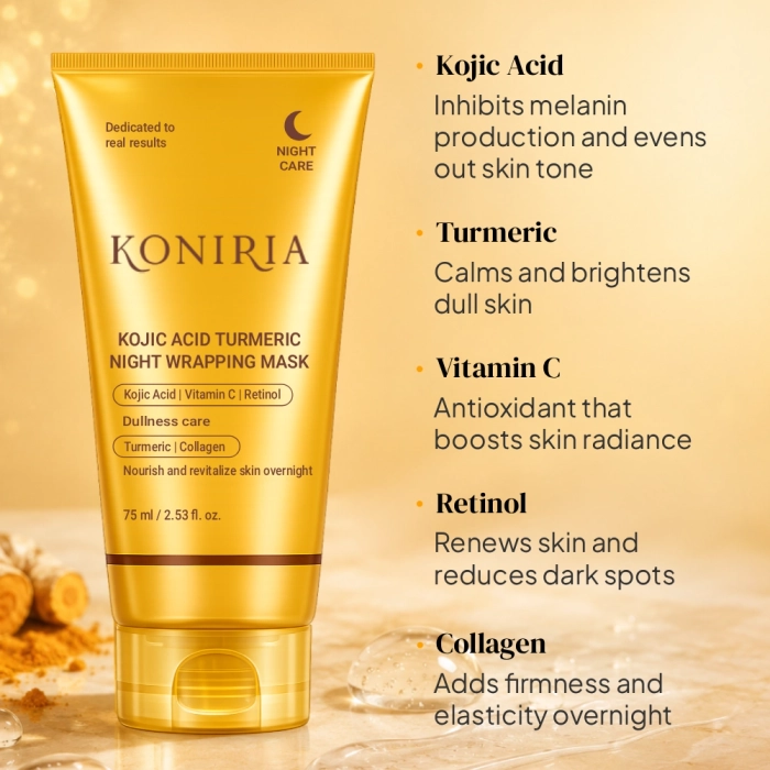 KONIRIA Brightening Turmeric Night Mask - 5